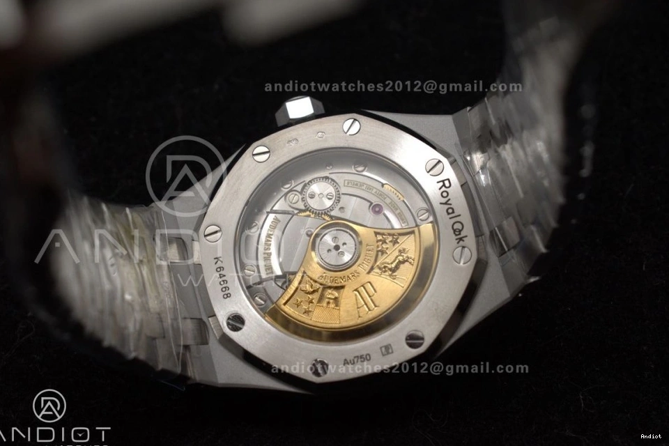 1:1 APSF on SS 15454 Bracelet Textured Clone Super Best Oak Frosted Edition SA3120 Dial SS 37mm Grey Royal 0317
